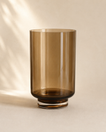 Amber/ Bruine Glazen Vaas