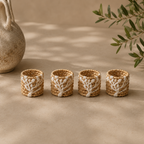 Handgemaakte Servetringen – Set van 4 - By Casa Ohana
