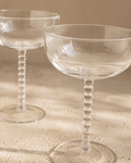 Cocktailglazen met Bolletjessteel - Set van 2