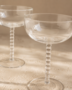 Cocktailglazen met Bolletjessteel - Set van 2
