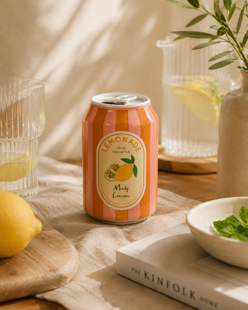 Blikjes Vaas Lemonade
