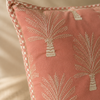 Sierkussen Palm Roze