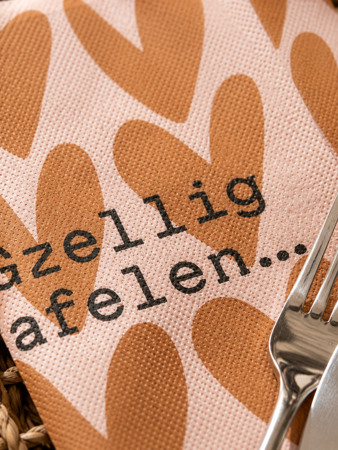 Servetten Hartjes Roze