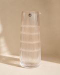 Glazen Waterkaraf Geribbeld 25 cm | Lifestyle Home Collection
