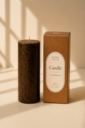 Marble Pillar Candle – Lavender Rosemary - Large