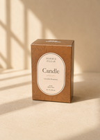 Marble Pillar Candle – Lavender Rosemary - Small
