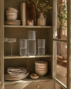 Geribbeld Waterglas 15 cm | Lifestyle Home Collection
