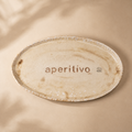 Ovale Decoratieschaal Beige