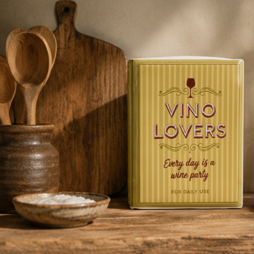 Boekvorm Vaas Vino Lovers