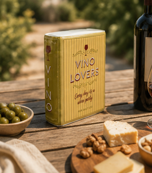 Boekvorm Vaas Vino Lovers