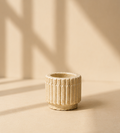Kandelaar Betonlook Crème - Ø 6 cm - By Casa Ohana