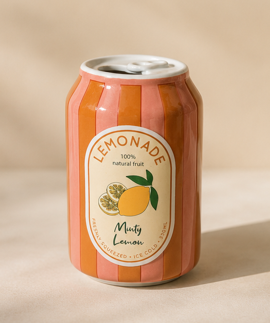 Blikjes Vaas Lemonade